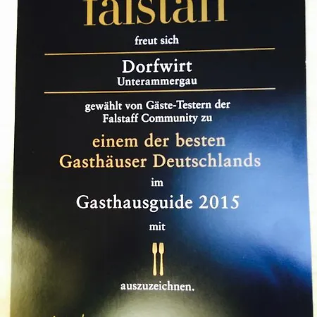 Landgasthof & Restaurant Dorfwirt Apartamento